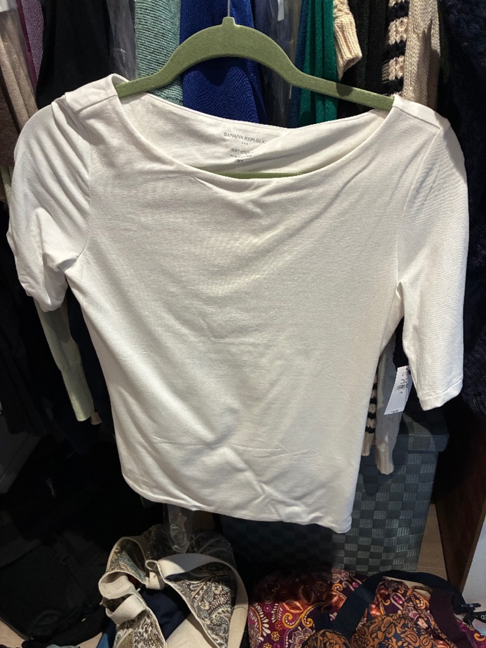 Banana Republic Factory soft touch t-shirt white XS